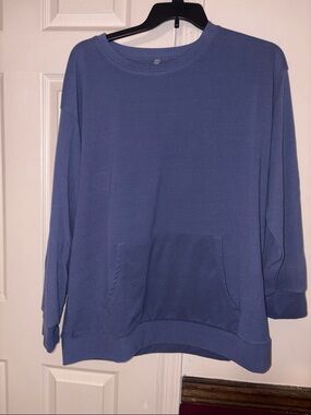 Classic Crewneck Blue Women’s Sweater